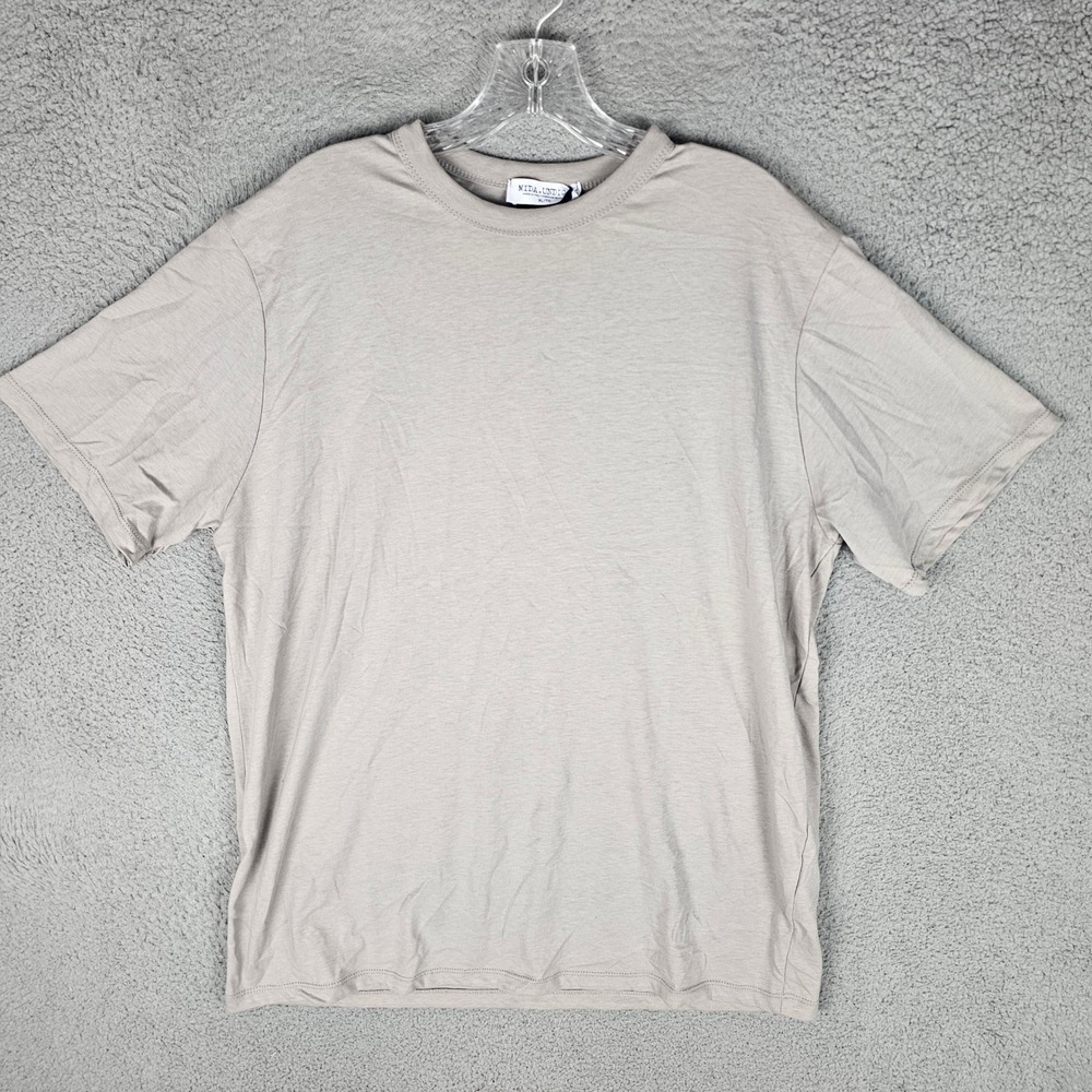 M.I.D.A. Undici T-Shirt Men XL Gray Short Sleeve Crew Neck Cotton Made in Italy